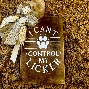I Can’t control my LICKER